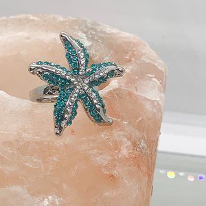 Starfish Silver ring size 6 NWOT